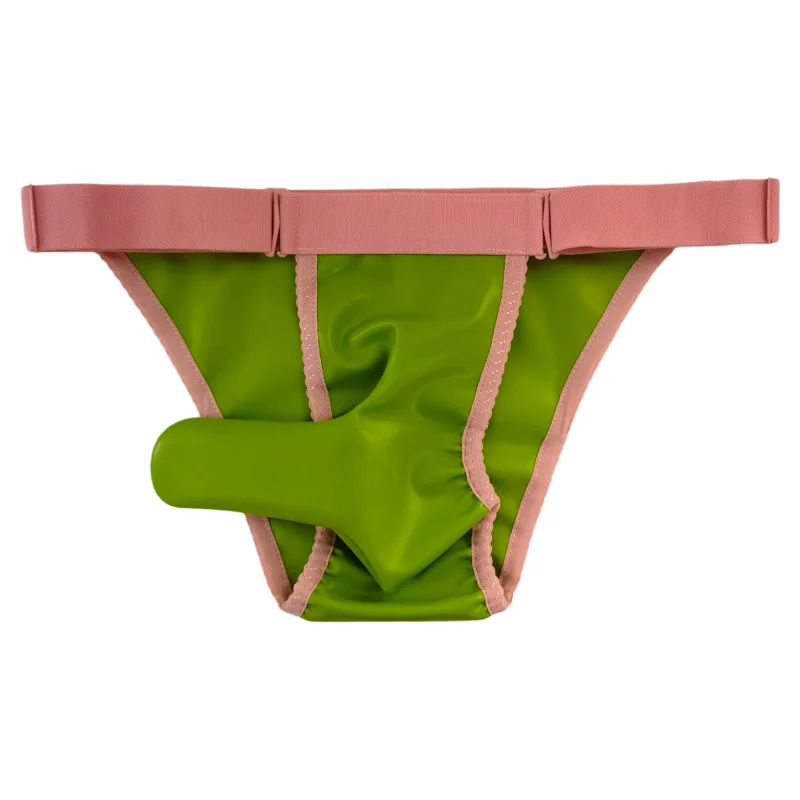 Uomini sexy mutande in lattice pene elefante naso fisiologico slip trasparenti DJ Club Bar Show costumi festa discoteca biancheria intima del sesso