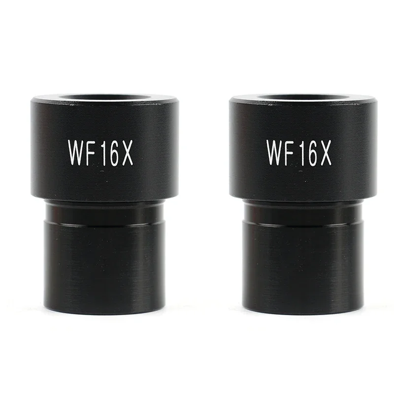 2 pz/set WF5X WF10X WF16X WF20X WF25X WF30X Microscopio Biologico Oculari Accessorio Ampio Campo Wide Angle Lens 23.2 millimetri di Diametro