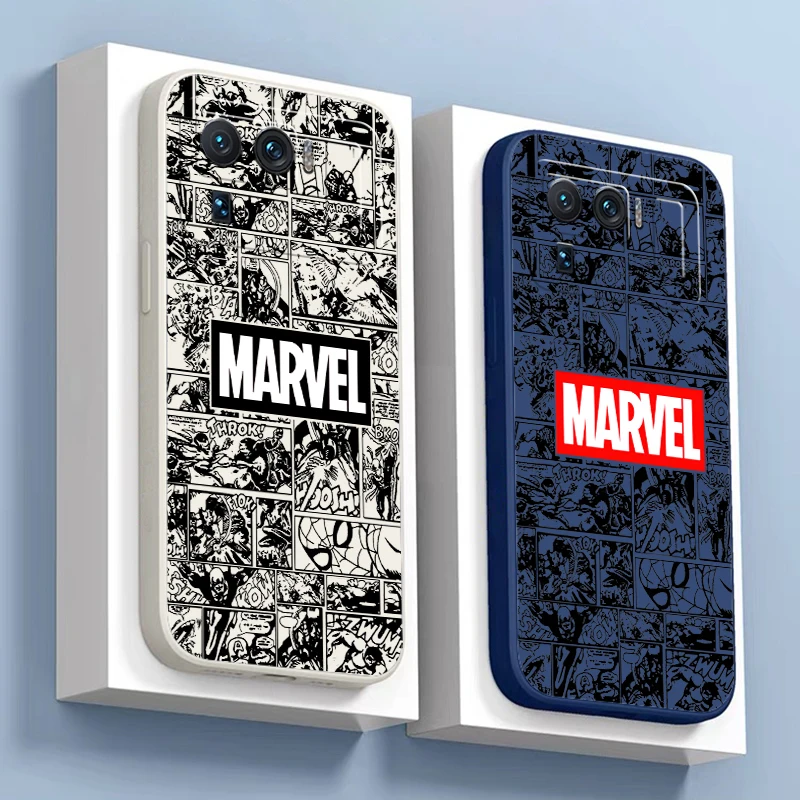 Marvel Comics Avengers per Xiaomi Mi 13 12 12s 11 11T 10T 10S 10 Pro custodia per telefono Ultra Lite custodia antiurto