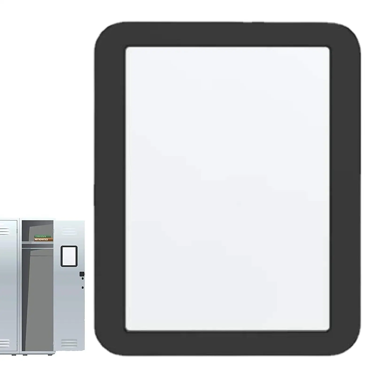 المحمولة مستطيلة معلقة المرايا 12.5*18 سنتيمتر خزانة مرآة المغناطيس خزانة صغيرة مرآة المنزل السفر التخييم مرآة مغناطيسية #4