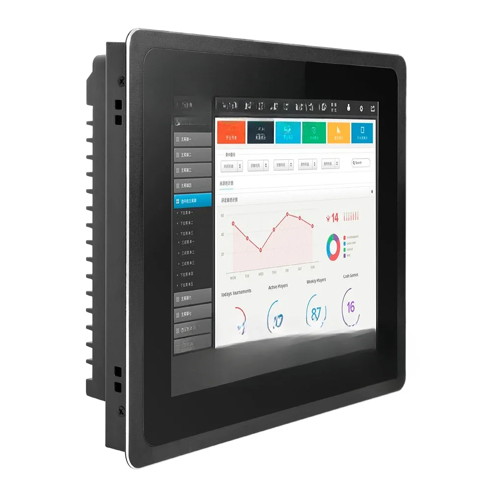 10.4inch touch screen monitor industrial embedded /open frame lcd