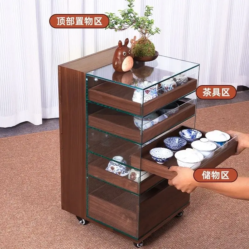 خزانة أسنان المشاهير على الإنترنت أدوات الشاي والمجوهرات Wenwan غطاء رمل أرجواني وعاء كوب رئيسي لتخزين فنجان الشاي