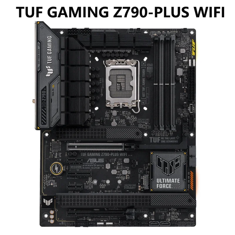 

ASUS TUF GAMING Z790-PLUS WiFi LGA 1700 Intel12Th&13Th Gen ATX Gaming Motherboard PCIe 5.0 DDR5 4xM.2 Slots 16+1 DrMOS WiFi 6