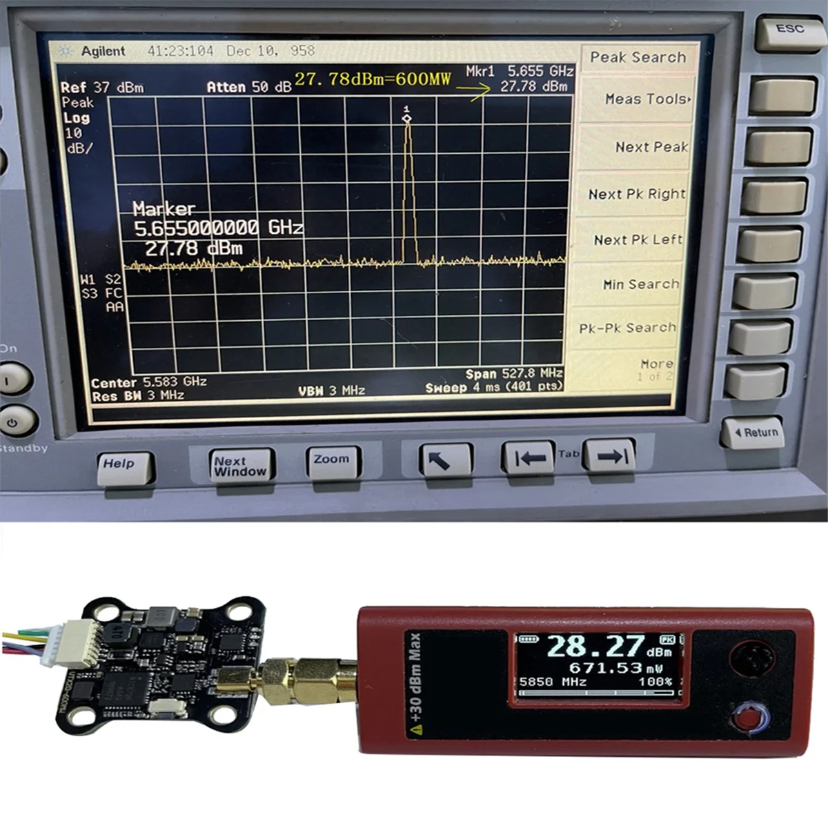 ABJG-VTX20-600 VTX 5.8G 600MW FPV 비디오 송신기 지원 2-6S