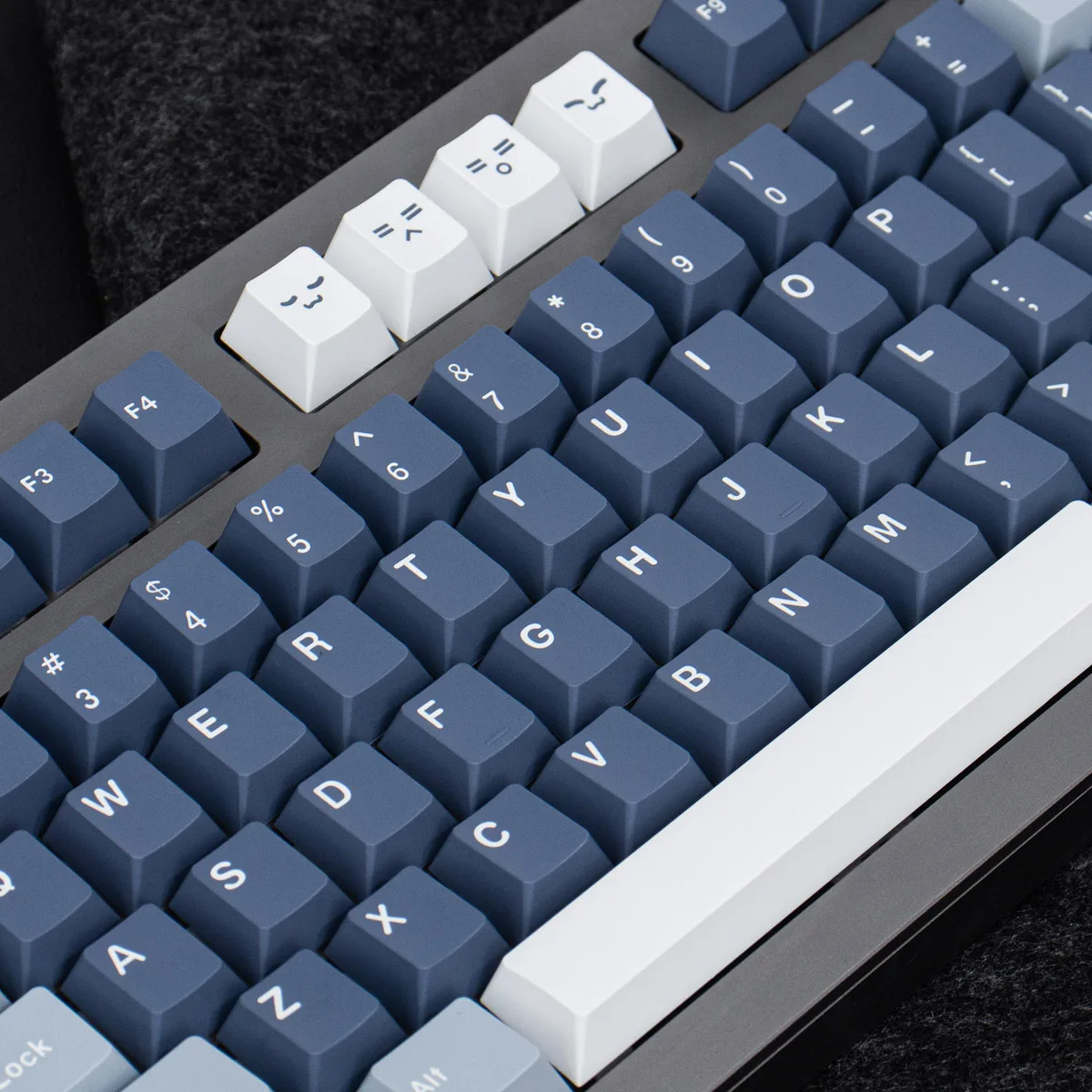 Jeu de touches pour clavier mécanique, platine MG YU, sans profil, ABS, sublimation de colorant