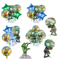 Pakiet Plants vs. Zombies Zestaw aluminiowych balonów do dekoracji urodzinowych dla dzieci