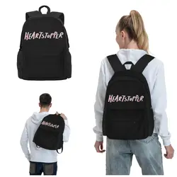 Hearstopper Backpack Women's Fashion School Bag Large Capacity Printed Casual Travel Backpack