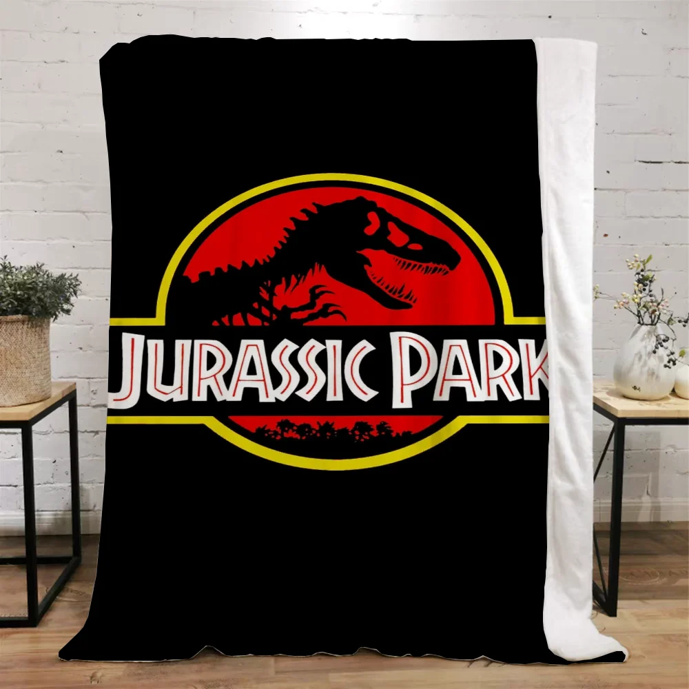 Jurassic Park Thick Blanket for Winter Beach Towel Luxury Bedding Home and Decoration Custom Blankets & Throw Knitted Plaid Knee