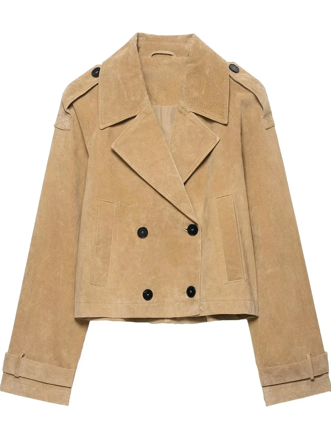 Faionable Casual Puur Leer Materiaal Herfst Nieuwe Collectie Damesjas Jaet Bovenkleding Hoge Kwaliteit Sensatie 30257