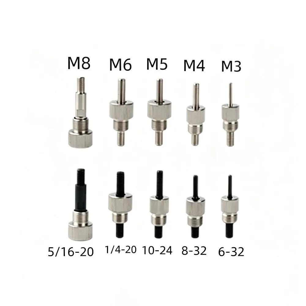 with Metric Nuts Assortment Rivet Nut Tool Kit Non-slip Manual Nut Rivet Plier Set Rust-proof Comfortable Grip