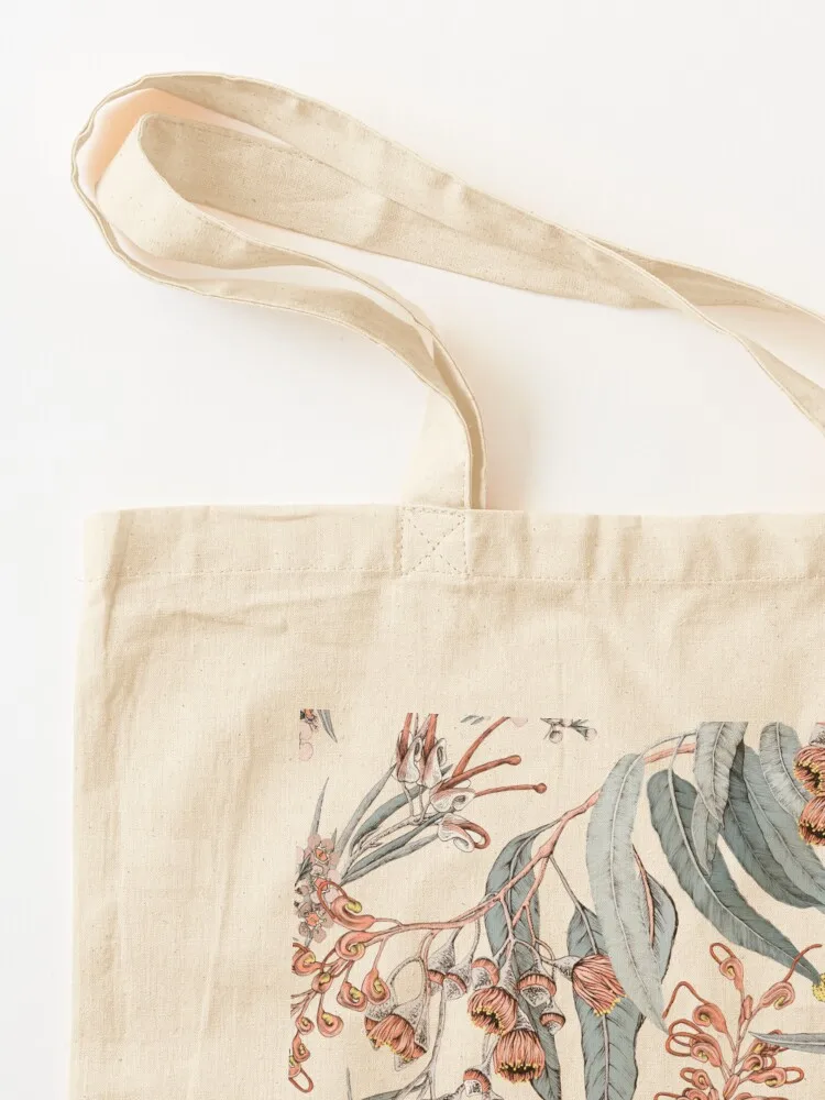 Sac fourre-tout à fleurs indigènes australiennes, sac écologique pour femme