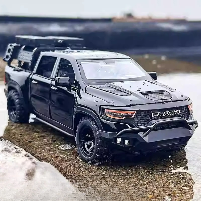 

Металлическая модель пикапа Mammoth, имитация внедорожника, подарок для мальчика, украшение для детей