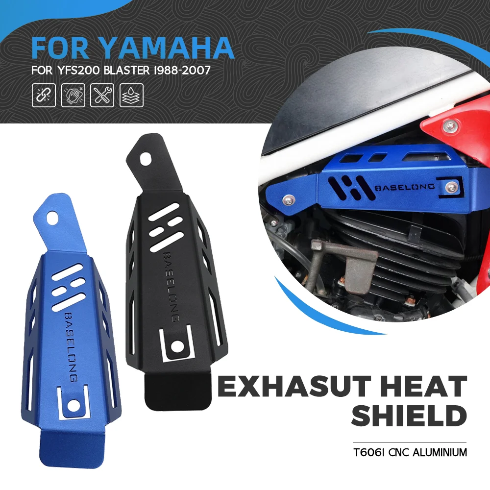 FOR YAMAHA Blaster 200 YFS200 1988-2006 YFS200SE Motorcycle Exhaust Pipe Protector Heat Shield Cover Guard Anti-scalding Cover