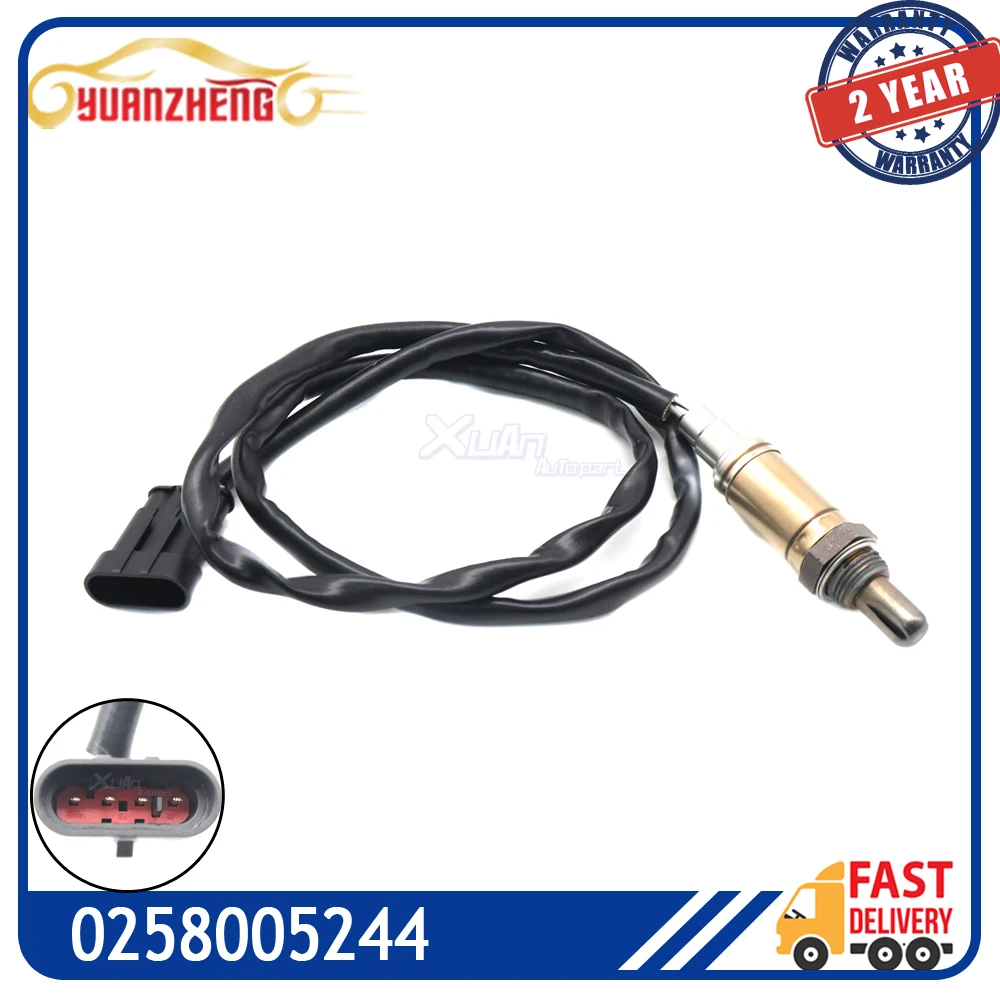 NEW Probe Air Fuel Ratio Lambda 02 O2 Oxygen Sensor 0258005244 for FIAT Doblo Palio MPV LANCIA Lybra Sedan 46418568 0258003627