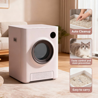 Automatic Self Cleaning Cat Litter Box Smart Deodorizer Electric Scooper Cube Cat Toilet Odor Control App Control Pet Items