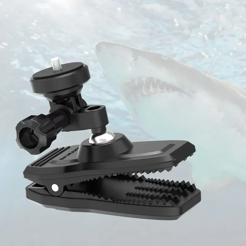 360 Rotation Magnetic Backpack Clip Clamp Mount For Insta360 Go 3/Insta360 X3 Clamp Magnetic Swivel Clip For GoPro