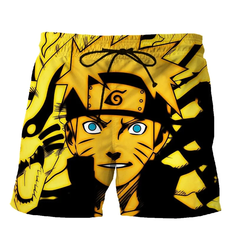 Boy's Summer Hot Sale Naruto Casual Fashion Harajuku 3d Printed Shorts Beach Shorts