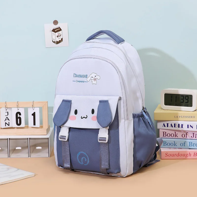 Sanrio Melody Cartoon Casual borsa da scuola di grande capacità studente Comfort Trend zaino leggero per la riduzione del carico