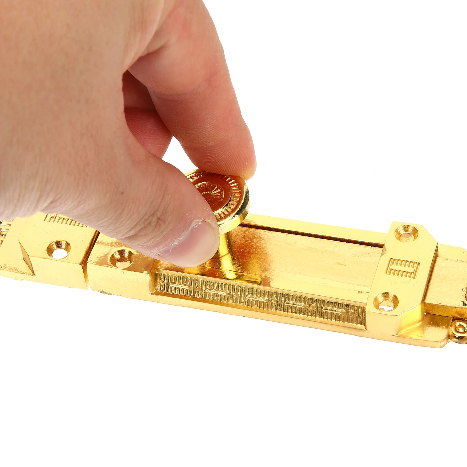 

Premium Zinc Alloy Slide Lock French Door Flush Bolt 5 Inch Latch Double Door Lock Clasp Rustproof Glazing Surface