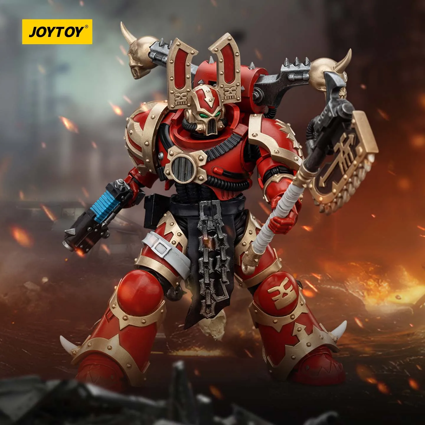 JOYTOY Dark Source Warhammer 40k Swallower JT00591 Berserker 3 Model Play Model Mobile Soldier 1/18 Model Handheld Toy