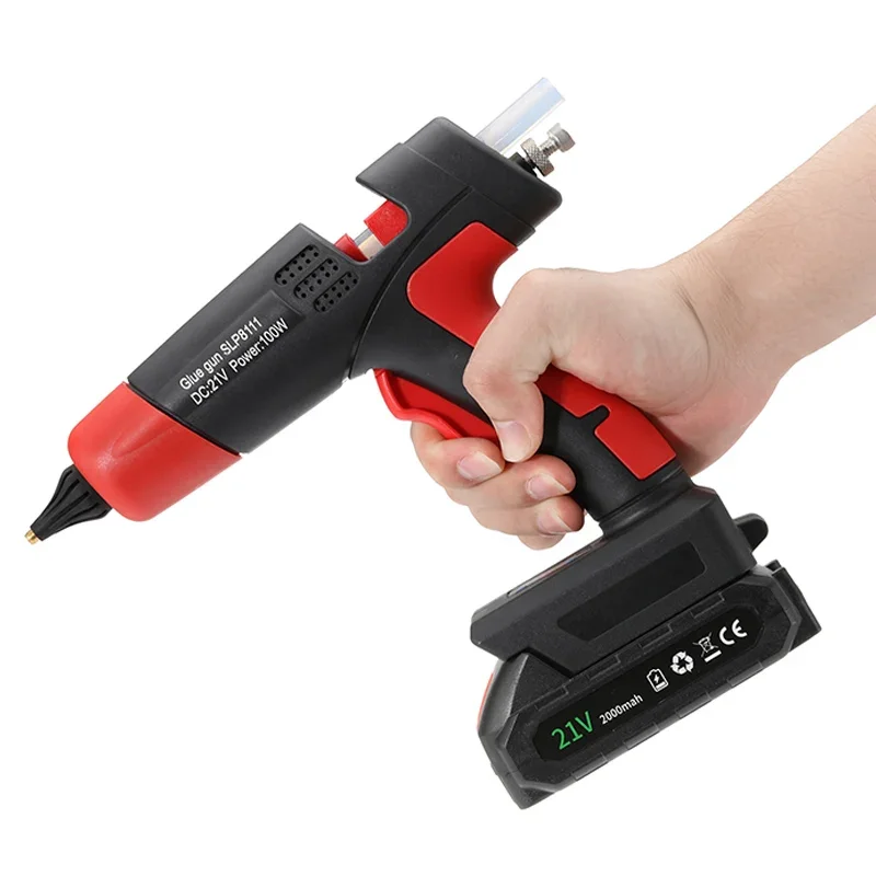 High Quality Electric Glue Gun For Makita 21V Lithium Battery 11mm Glue Stick Handmade Household Digital Display Hot Glue Gun