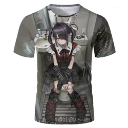 NEEDY GIRL OVERDOSE Kangel Oversize Black T-shirt Manga Graphic Tee Women Cute Top Men Short Sleeve Summer Kawaii Clothes