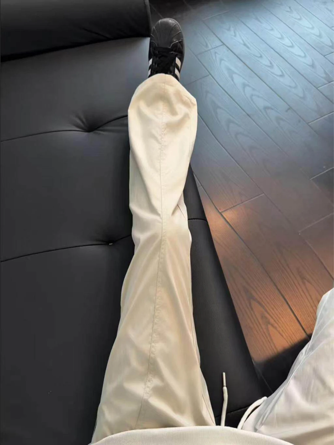 Quick Dry Slim Fit Men's Outdoor Sports  Pants Spring Summer Straight Leg Micro Flared Trousers Waterproof Casual Pants