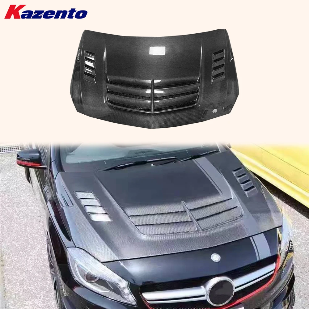 

Для Mercedes Benz A-Class W176 13-18 Carbon KZ Style Передняя вентилируемая охлаждающая капот (Океанская перевозка выгодно, добро пожаловать в роскошь)