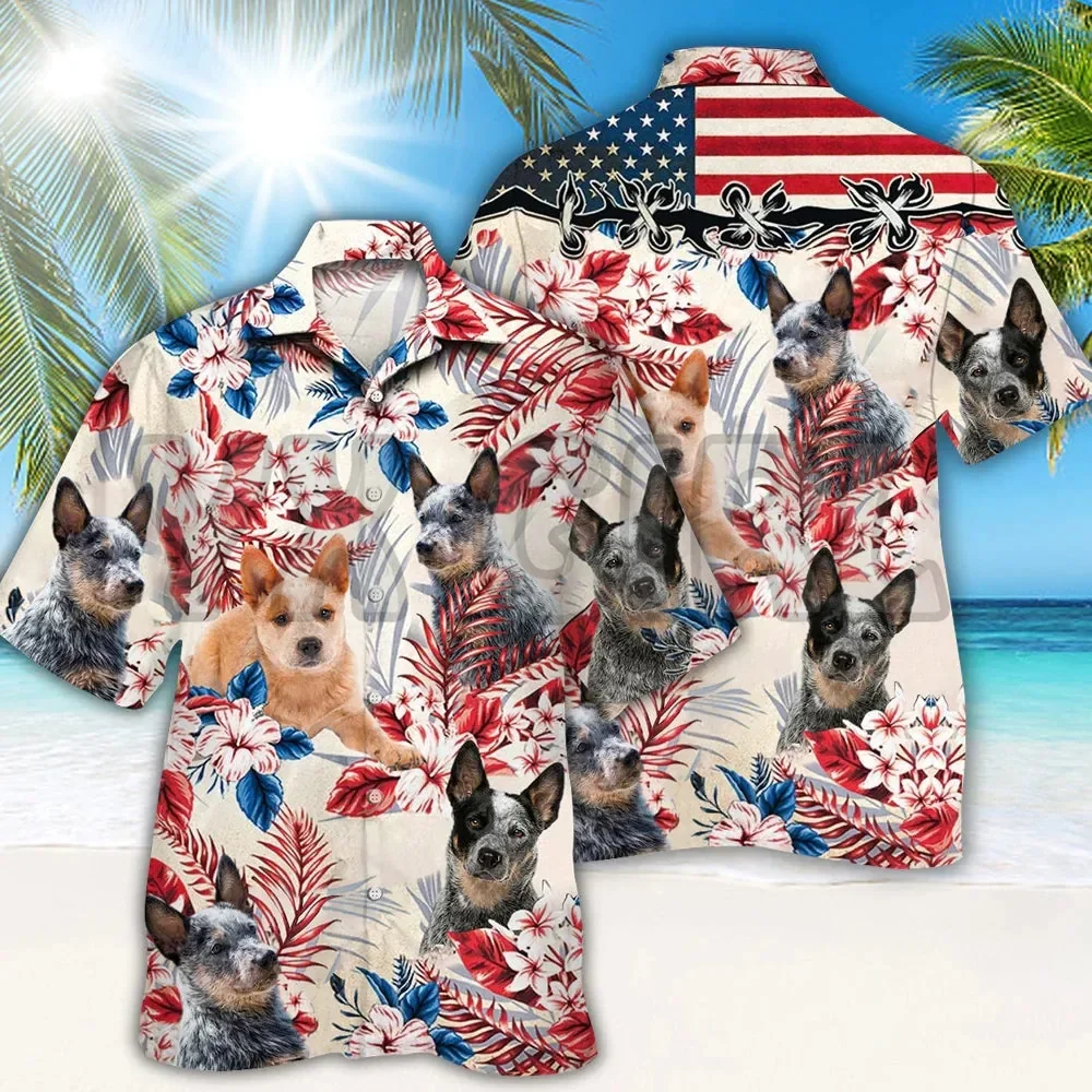 beagle Hawaiian Shirt  3D All Over Printed Hawaiian Shirt Men's For Women's Harajuku Casual Shirt Unisex