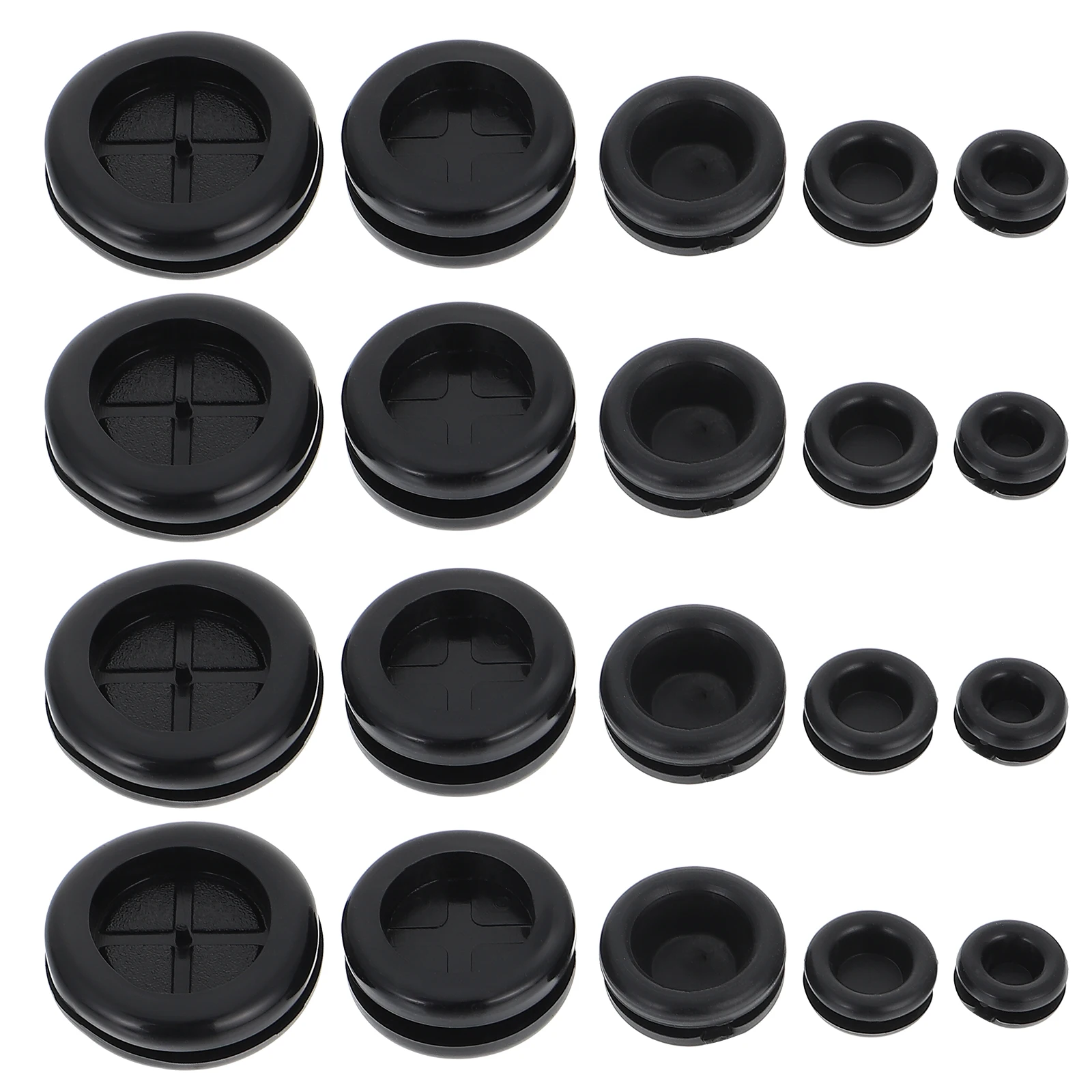 

50pcs Double Sided Rubber Grommets Wire Protector Sealing Washer Firewall Hole Plug Heat Resistant Reusable for Cylinder Pump