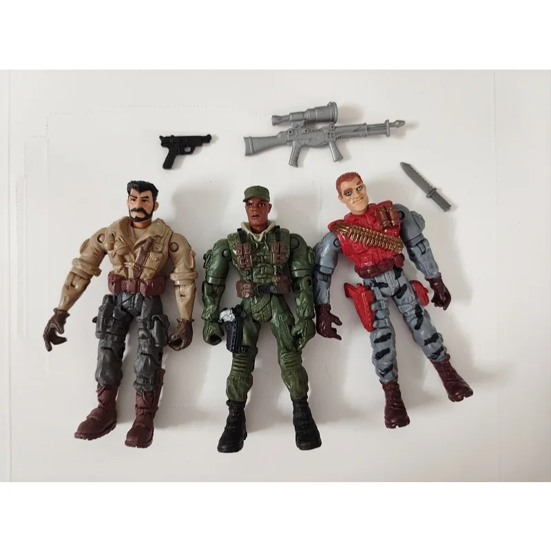 3 stks/partij Willekeurige Lanard de Korps Special Force W/Accessoires Figuur Speelgoed 3.75 "012