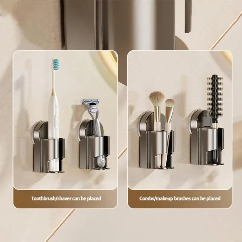 Hygienic Bathroom Support ABS Strong Aspiring Brush Organiseurs pour Home M89B