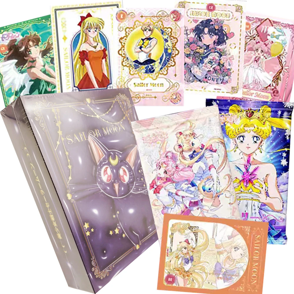 

Sailor Moon Anime Collection Card Mizuno Ami Hino Rei Christmas Theme Q-version Cute Character Card Magical Girl Peripheral Gift