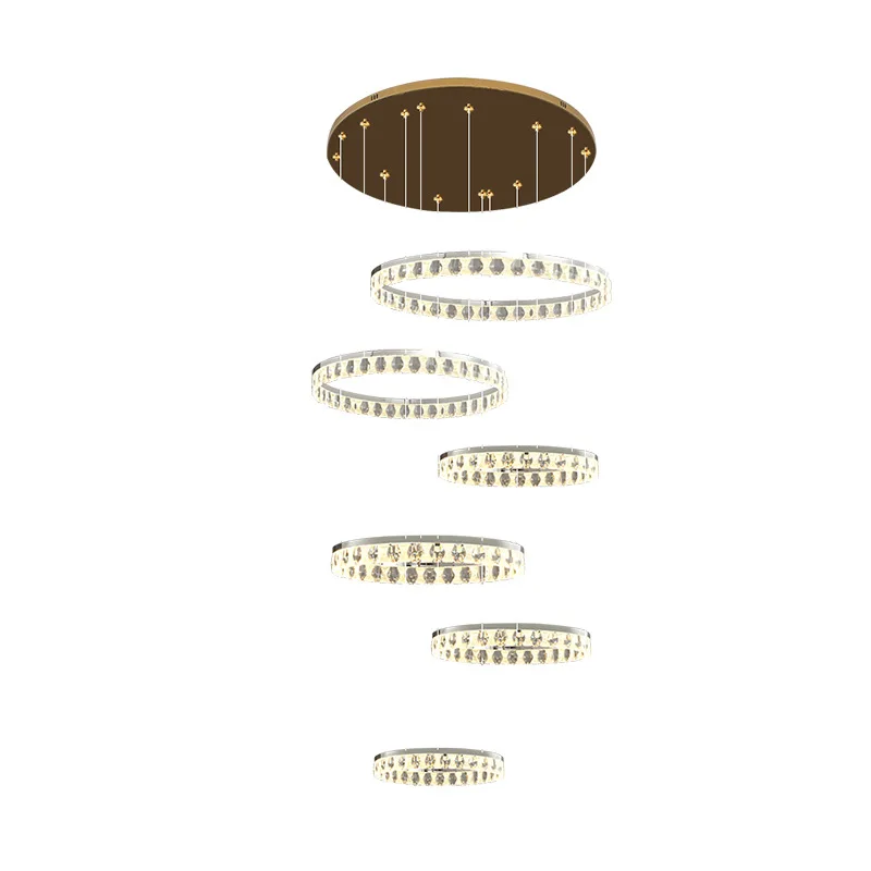 

Lamps Modern simple Italian, light luxury high-end atmospheric French, crystal hall main light