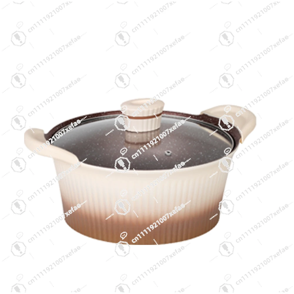 Die Cast Aluminum Cookware Pot Cover Kitchen Cookware Pot Cover Non-Stick Pot Cookware Marble Coating
