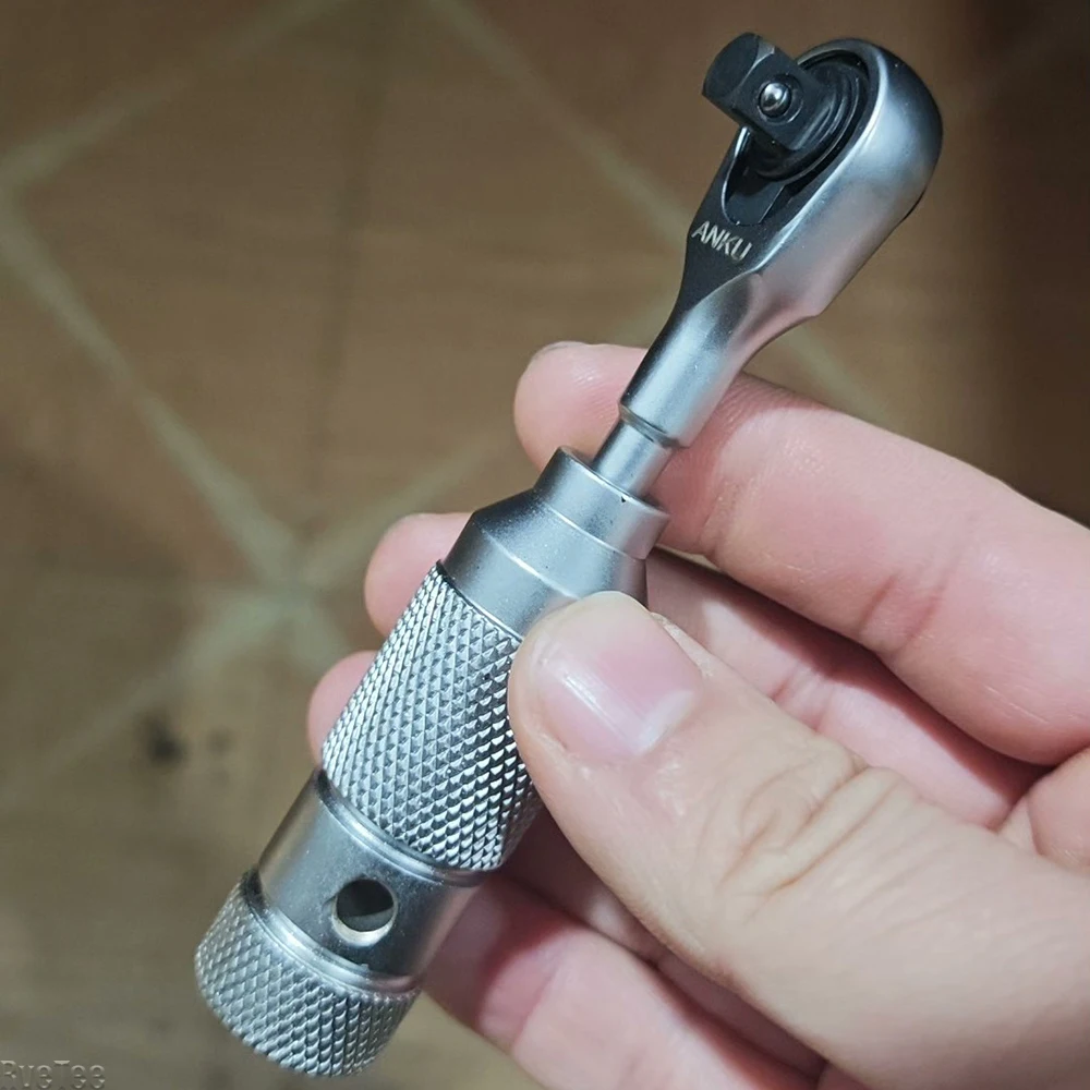 

Многофункциональный стальной разборный ключ-трещотка 2-в-1 с утолщенной нескользящей рукояткой для ремонта велосипедов и портативных инструментов для использования на улице