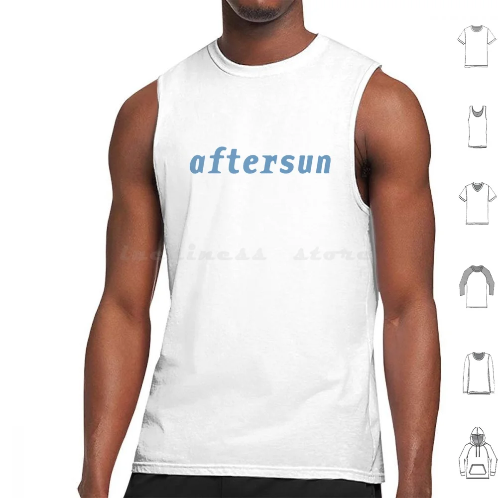 Aftersun Tank Tops Vest Sleeveless Aftersun A24 Movie Film Films 2022 Charlotte Wells Paul Mescal Frankie Corio Aftersun