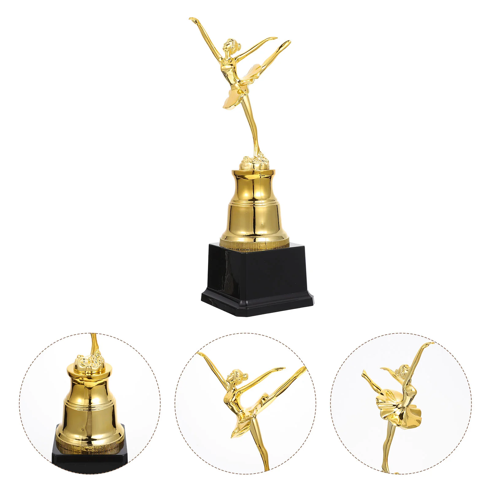 Dance Trophy Ballet Award Ornament Plastic Model Cup Decorative Kindergarten Graduation Gifts Girl Shaped