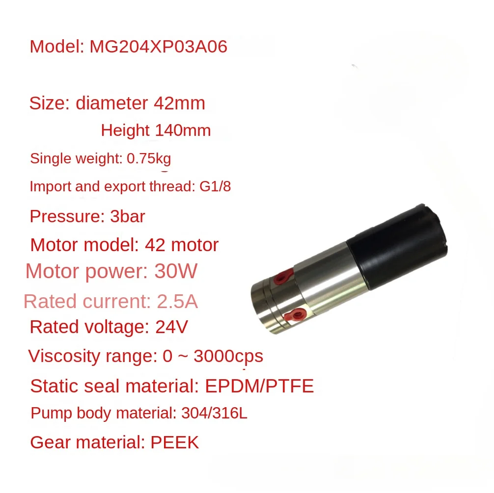 A06 Gear Water Oil Micro Magnetic Pump 0 Leaked Stainless Steel