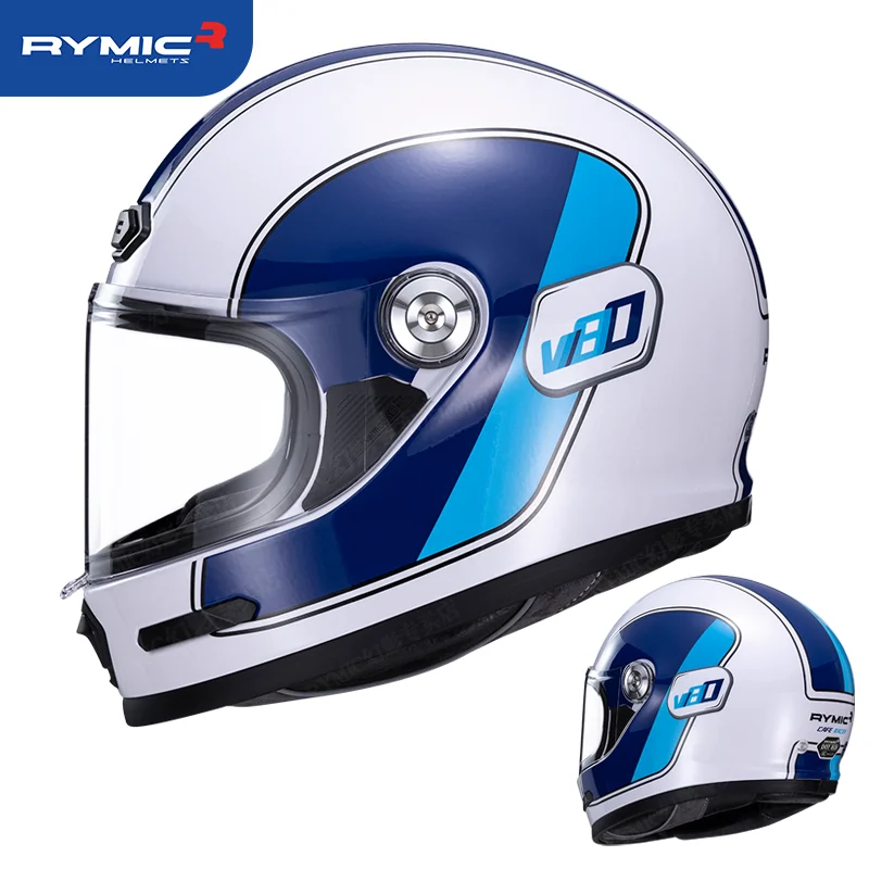 Full Face Motorcycle Helmet Vintage Retro Casque Motocross Cascos Para Moto Vintage Style Cafe Racer Helmet Scooter Jet Dot ECE