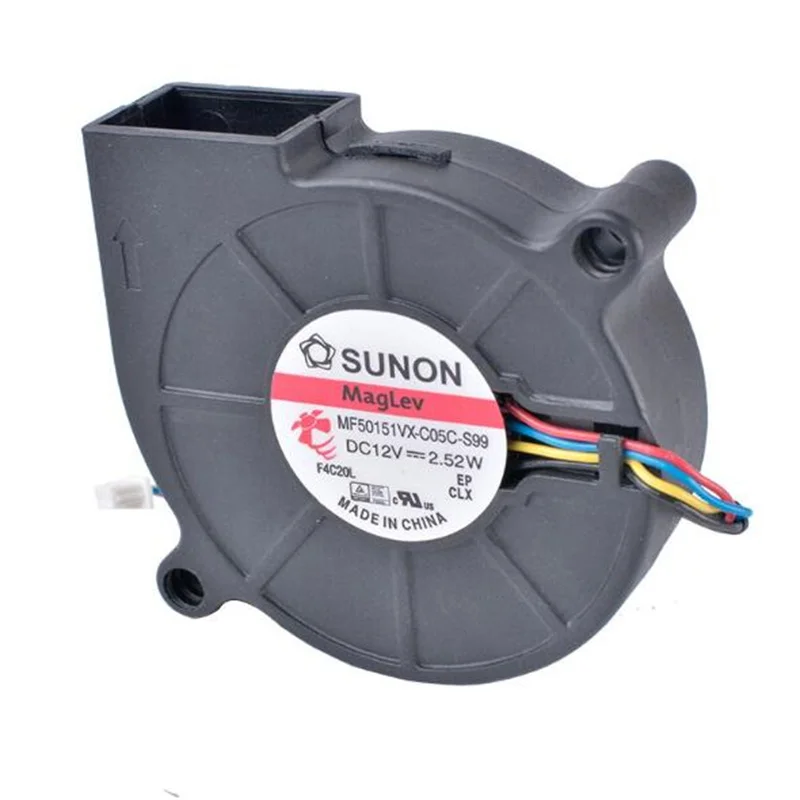 SUNON MF50151VX-C05C-S99 5cm 5015 12V 2.52W 4 선 프로젝터 송풍기 팬