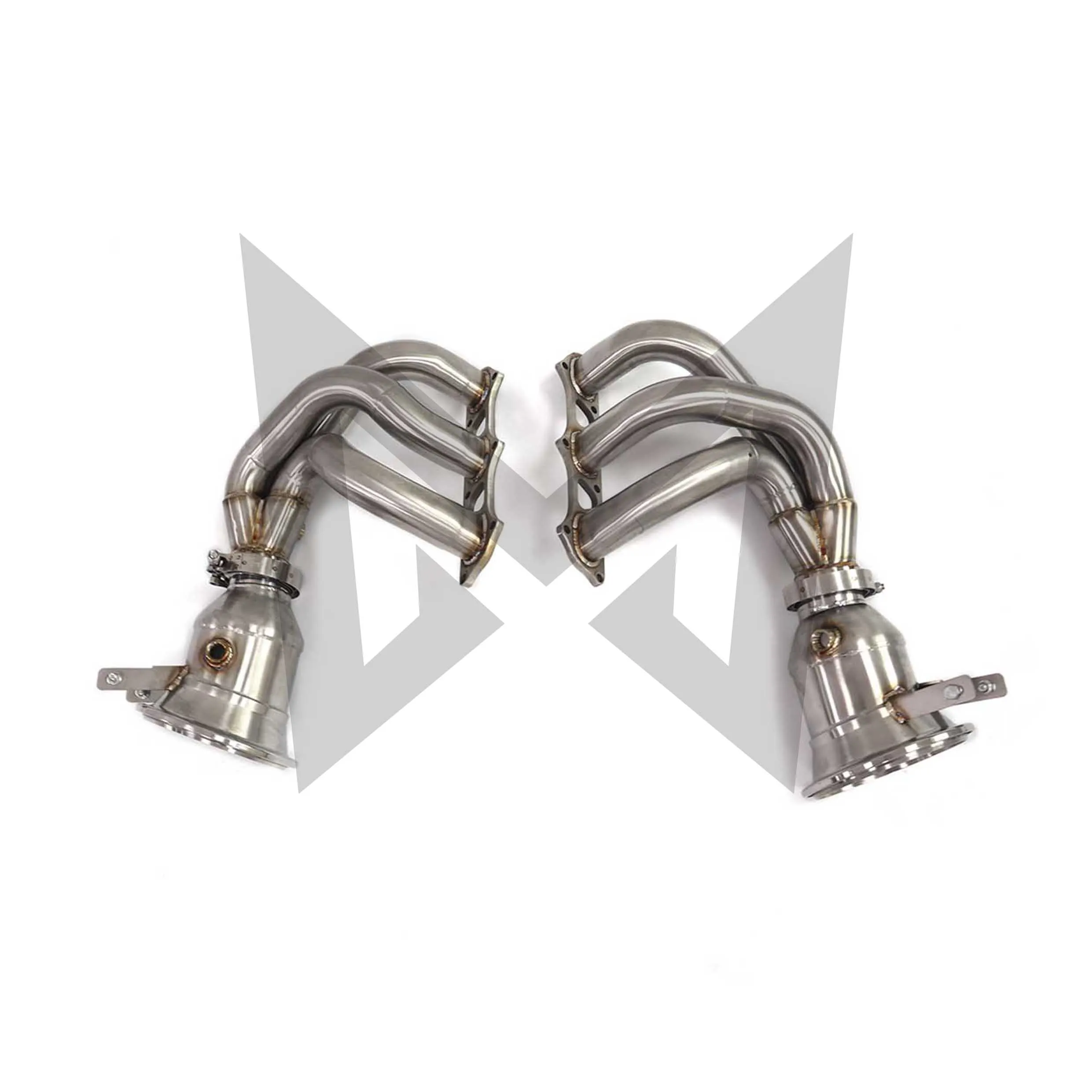 MANX Manifold Suitable for Porsche 911 992 GT3 Stainless steel Performance Car Exhaust System Catalyzed Manifold Downpipe