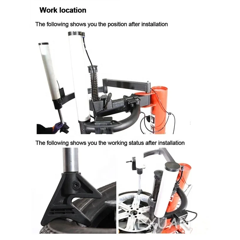 Parts Changer Auxiliary Arm Left Auxiliary Arm  Picker Tire Changer Parts Run-flat Tire Booster Arm Tire Repair Tool