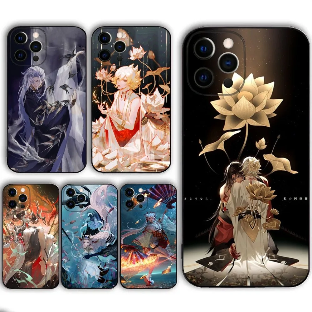 Game O-Onmyoji   Phone Case  For IPHONE 15,13,14,12,Mini ,11, Xr, X ,Xs Pro Max 8, 7 Plus Back Cover