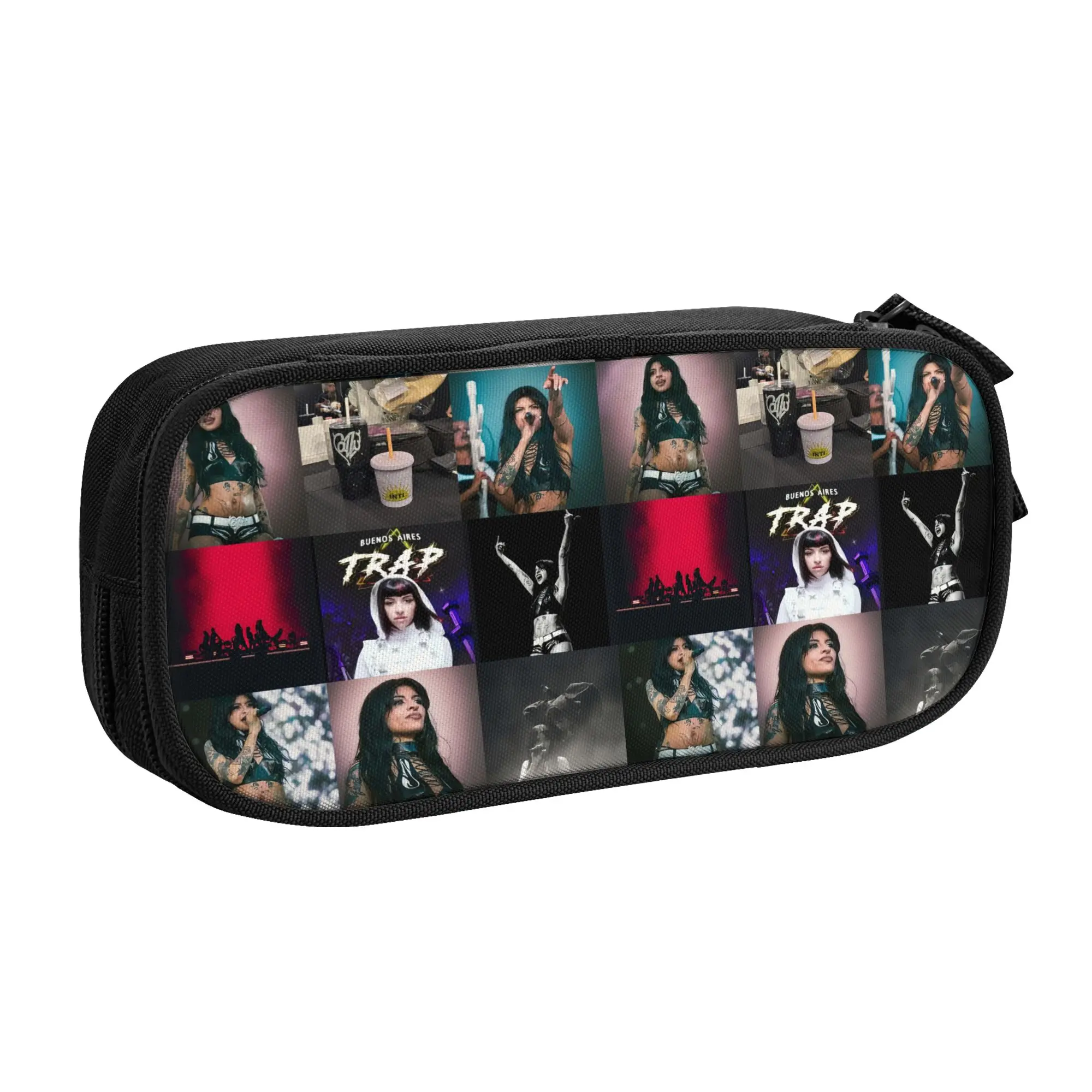 Cazzus Argentine rapper  Pencil Cases for Boy Girl Large Storage  Pen Bag Box School Accessories