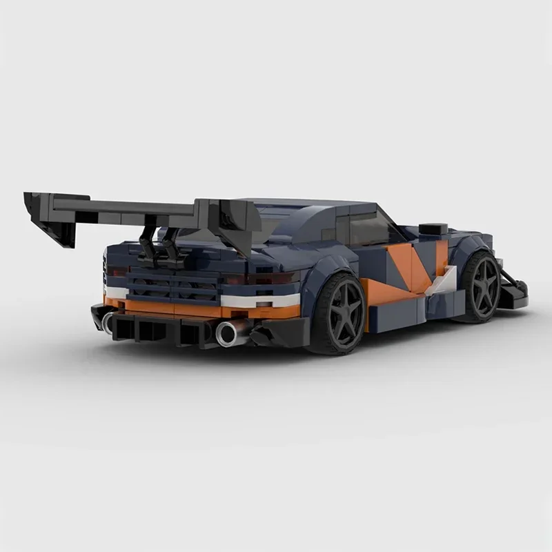 Modello del campione di velocità dell'auto cittadina MOC Mattoni da costruzione Auto sportiva S15 Tecnologia modulare Regali per bambini Vacanza assemblare giocattoli Vestito