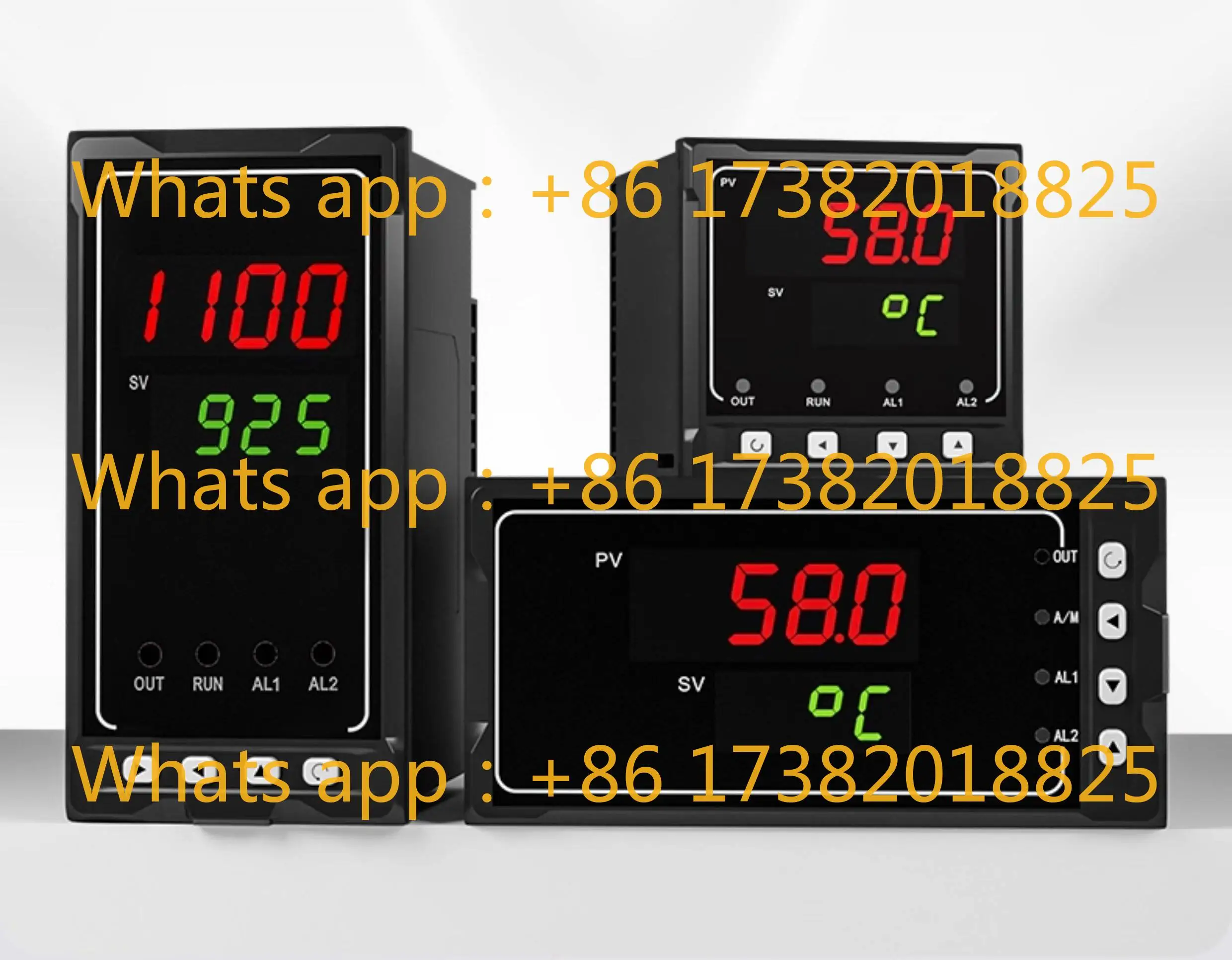 Multi-function digital display meter 4-20mA temperature,  current, single loop intelligent PID temperature control meter