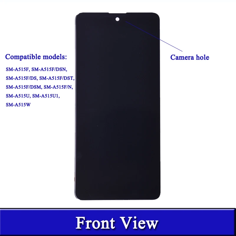 High Quality Screen For AMOLED Samsung Galaxy A51 Display A515 A515F A515F/DS A515FD LCD Screen Touch Digitizer Assembly Replace