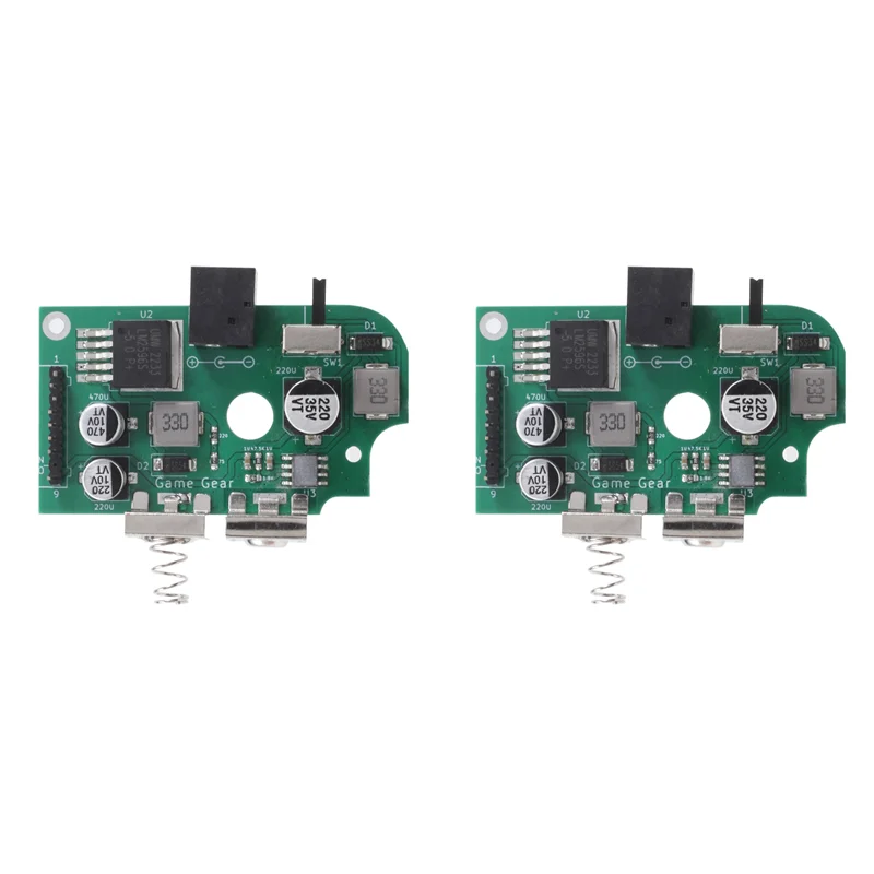 

AB41-2X предварительно припаянный для Sega Game Gear GG, все издание, замена источника питания, плата включения и выключения, ремонтный комплект конденсаторов IC