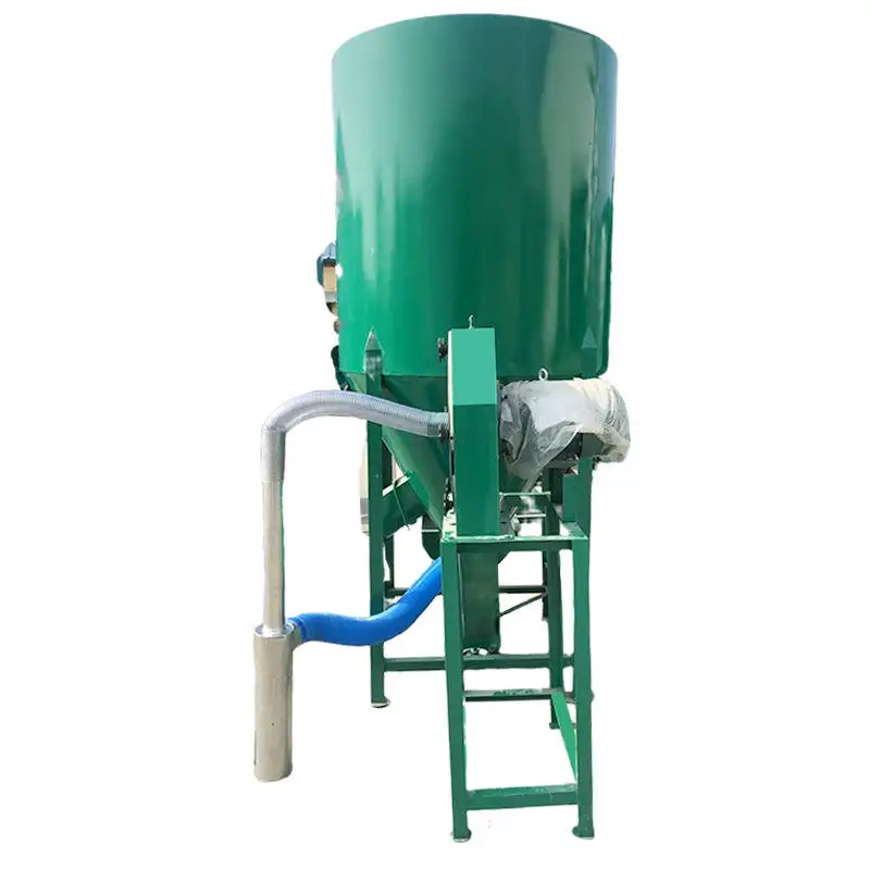 

Electric Animal Feed Grinder And Mixer Machine - Vertical Farm Equipment For Efficient Grain Crushing & Poultry Feed Production